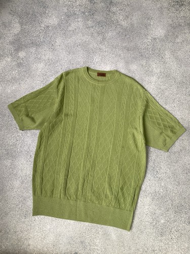 Polo verde lusso Missoni vintage - Foto 4 di 11