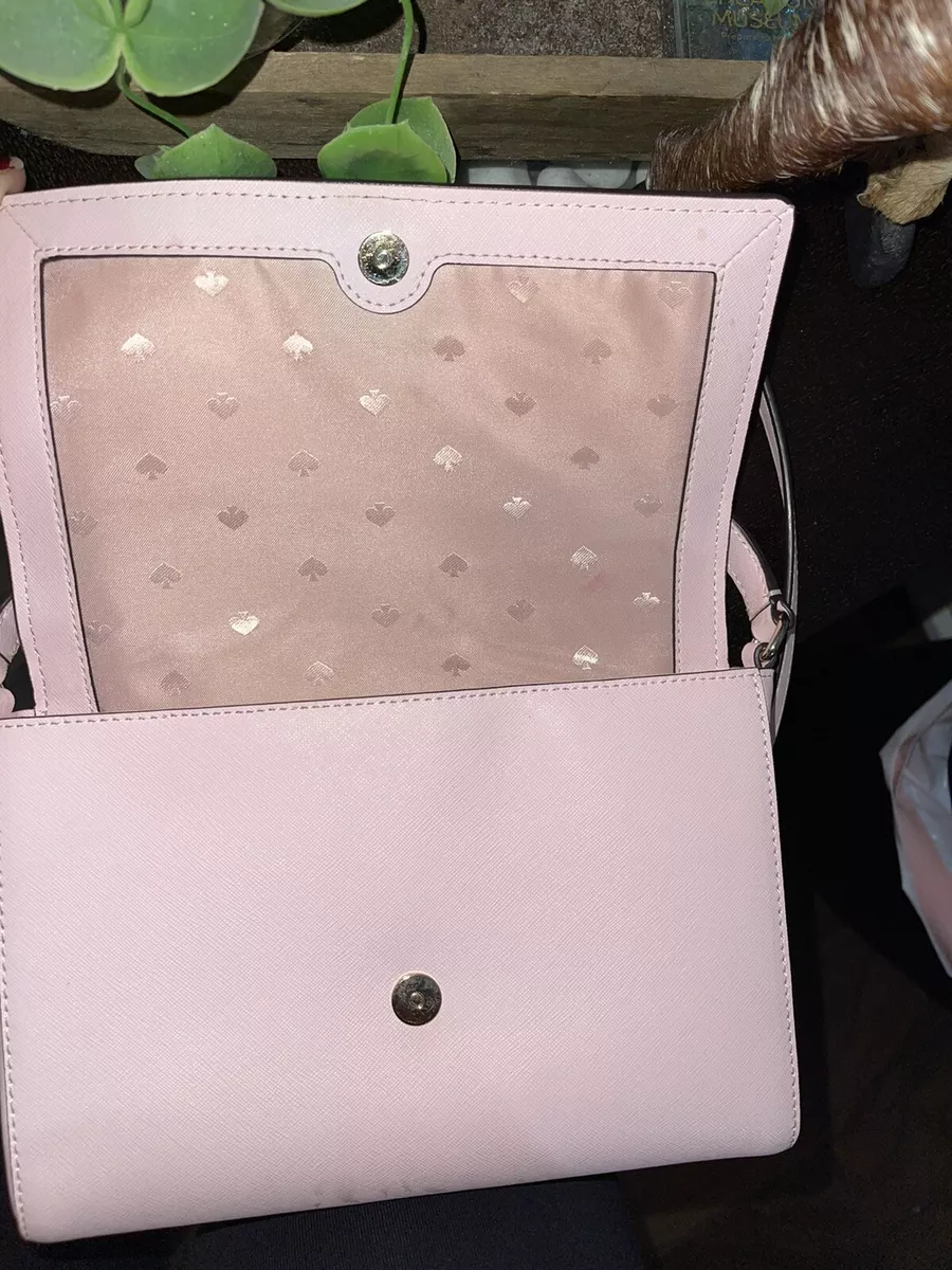 Kate Spade Light Pink Leather Crossbody Bag