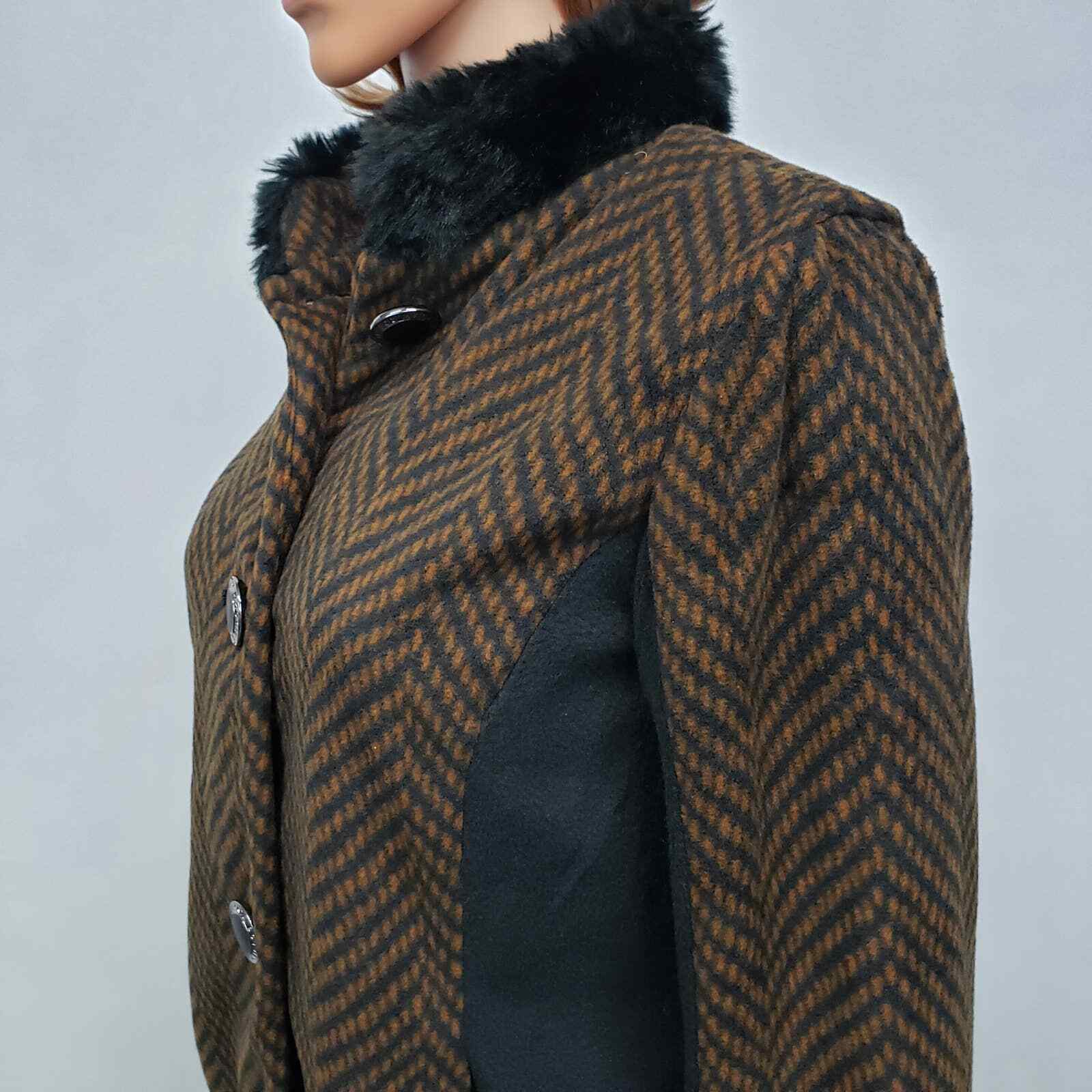Bob Mackie Wearable Art Herringbone Fleece Jacket… - image 7
