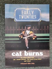 Cat Burns 'Early Twenties' Debut Album RCA promotional A3 Poster 30 x 42cm GO