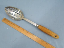 Vintage Slotted Spoon stainless steel