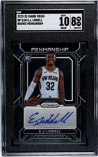Sgc E.J. Liddell Auto Rookie Penmanship 