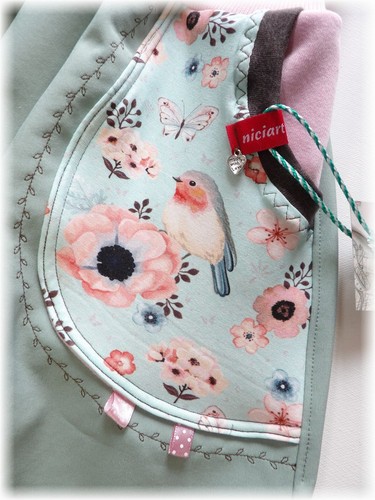 niciart design ♥H/W SOFTSHELLJACKE & BAUMWOLLFLEECE♥SOFTSHELL JACKE ♥WUNDERBLUME - Bild 11 von 31