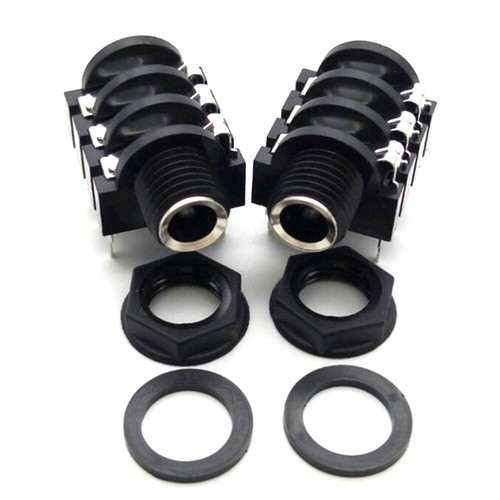 10Pcs/Lot 6 PIN 6.35mm Microphone Female Stereo Audio Socket Jack Connector - Picture 2 of 6
