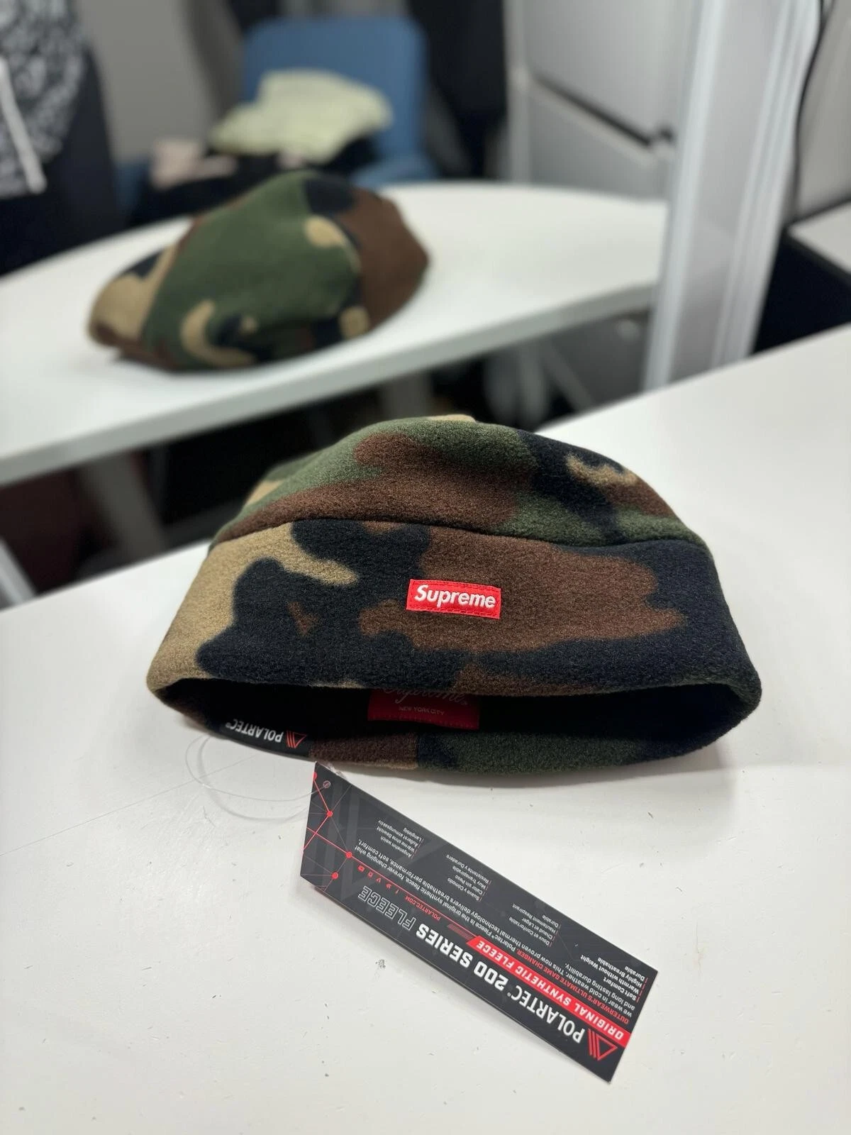Supreme Hat Polartec Camouflage