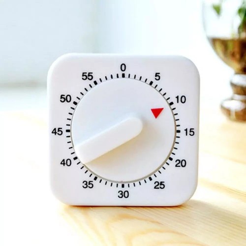 Tragbare Küche Kochen Timer Alarm Drehbar Mechanisch Timer 60 Minuten Zeit r - Bild 7 von 11