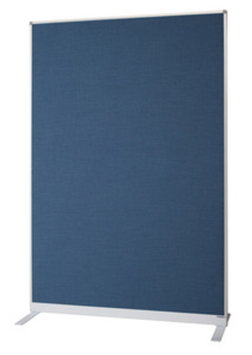 Magnetoplan Raumteiler und Präsentationswand, mit blauer Textiloberfläche 180 x - Bild 1 von 1