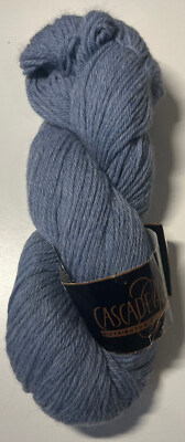 CASCADE 220 denim blue (color 9325) yarn 100% pure new wool 100g
