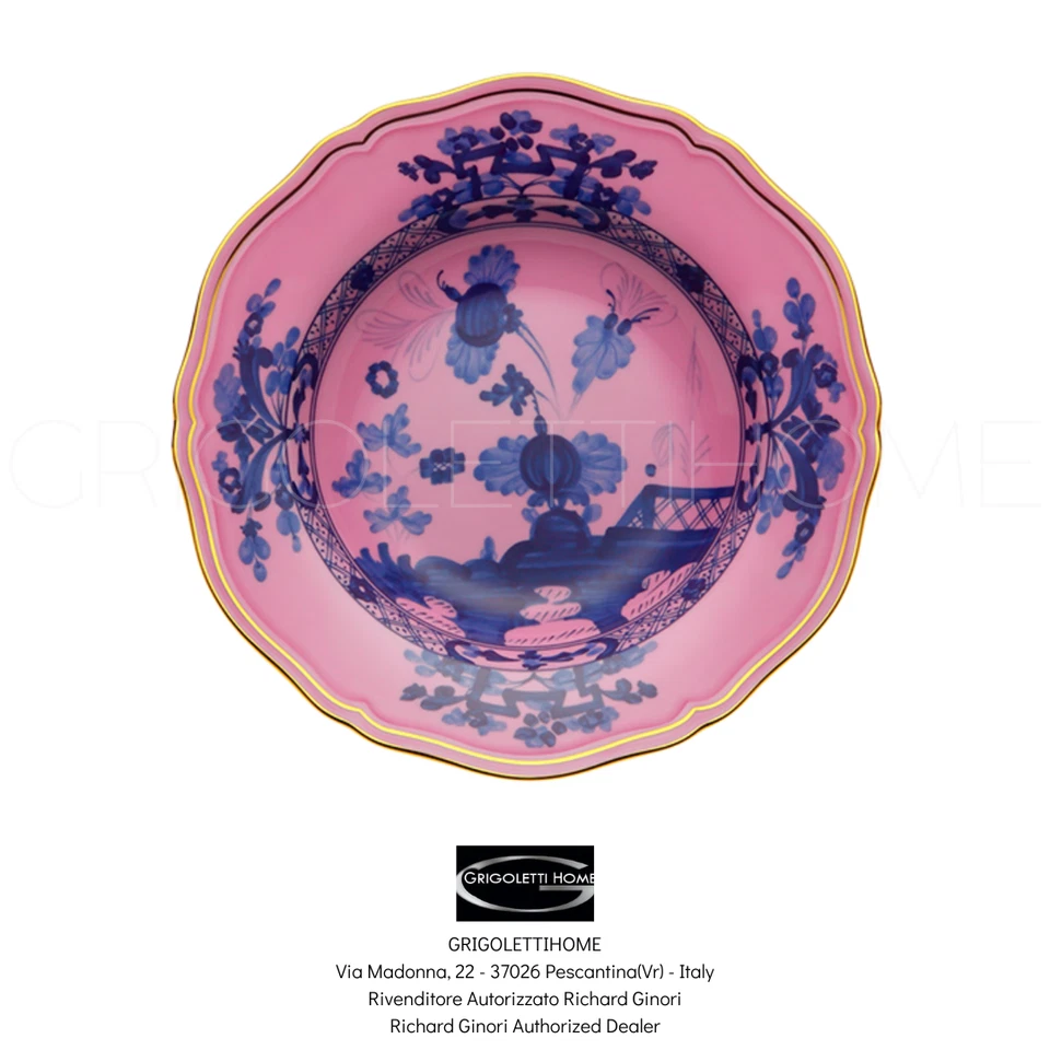 Richard Ginori Oriente Italiano - Set 6 Geschirr Suppenteller CM 24 /Inch 9.44 - Bild 4 von 4