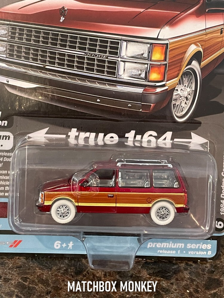 Ultra Red Chase Garnett Red Pearl 1984 Dodge Caravan AUTO WORLD