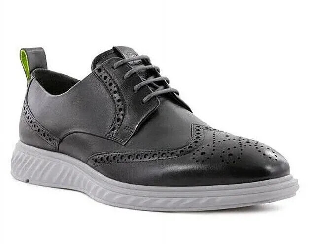 Ecco ST. 1 Hybrid Lite Brogue Men's Comfort Shoes In Magnet
