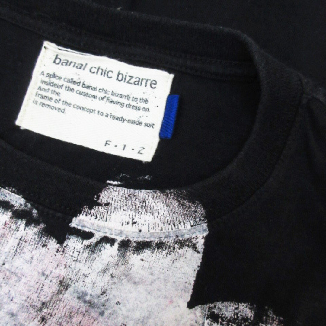 Banal Chic Bizarre T-shirt Cut and Sewn Short Sleeve Crew Neck Flower Print Used Banal Chic Bizarre T-shirt Cut and Sewn Short Sleeve Crew Neck Flower Print Used