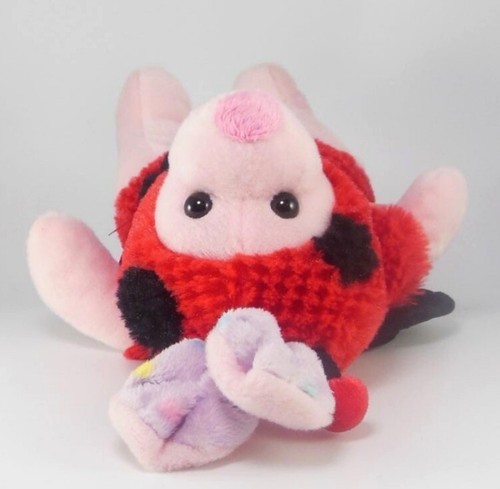 Pink Bunny in Ladybug Costume Plush 14" - Picture 8 of 8