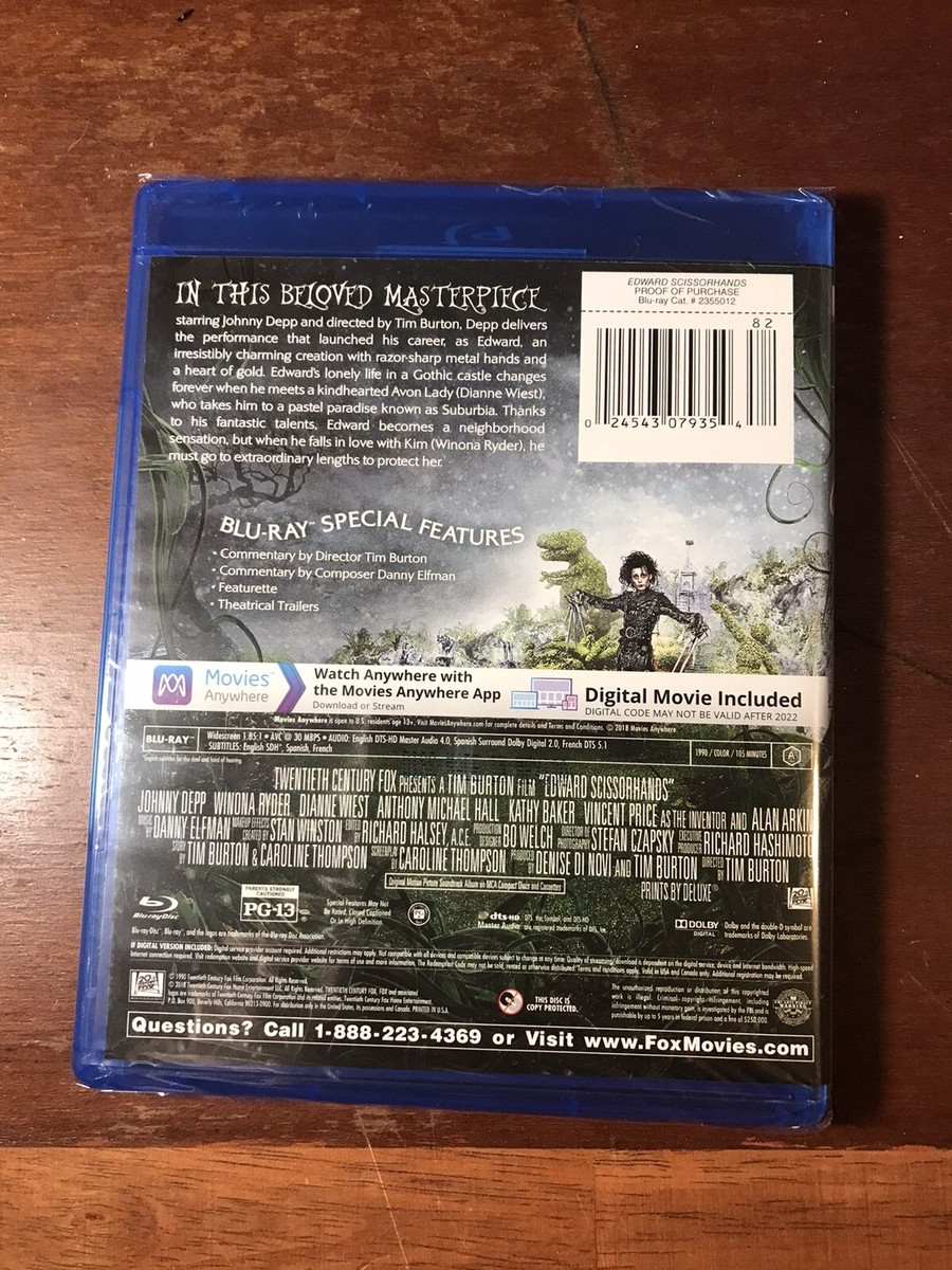 Edward Scissorhands 25th Anniversary Edition (Blu-ray + Digital