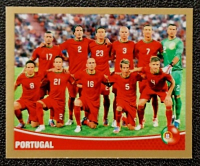 2014 Brazil World Cup FIFA #355 PORTUGAL SOCCER TEAM Sticker CRISTIANO RONALDO