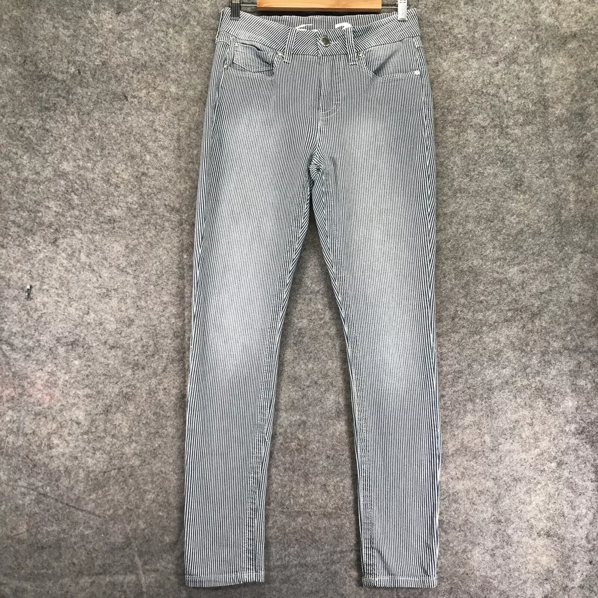 Striped stretchy pants sale