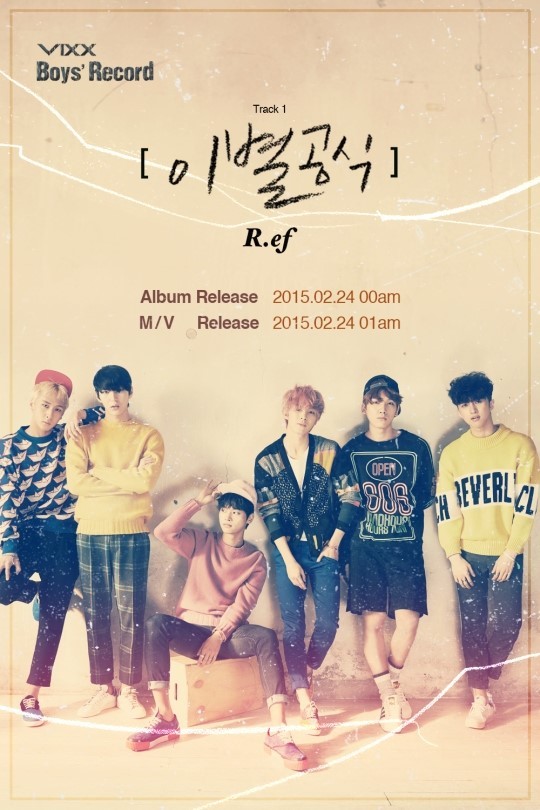 VIXX [BOYS' RECORD] Single Album CD+68p Photo Book+Photo+Photo