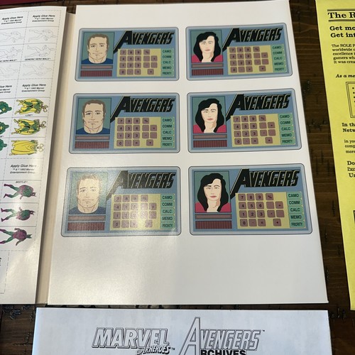 Marvel Superheroes Avengers Archives by Steven Schend / TSR Inc / Open Box - Picture 17 of 24