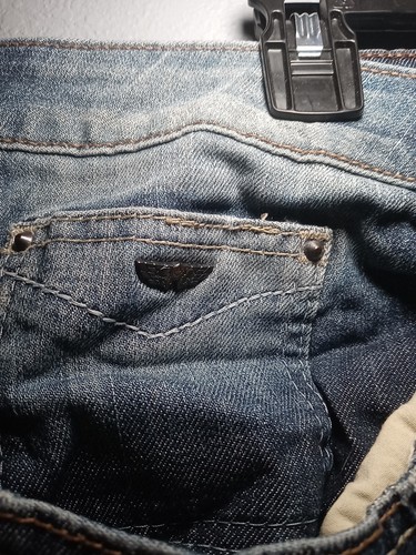 Jeans Buffalo David Bitton uomo 38x32 Serex regular pantalone denim blu dritto - Foto 4 di 13