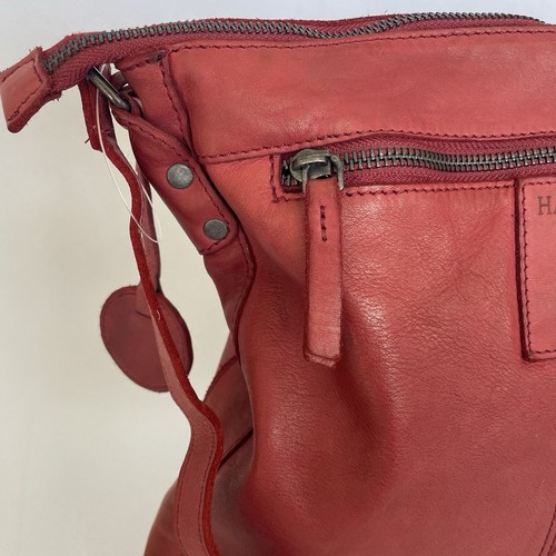 Harbour 2nd Vera Western Leather Hobo Studded Crosbody Bag Distressed Chili Red - Picture 5 of 23