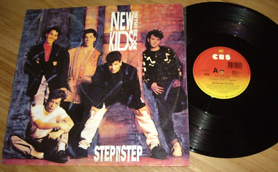 NEW KIDS ON THE BLOCK OZ* Press 12'' MAXI SINGLE ' STEP BY STEP ' 1990 EXC