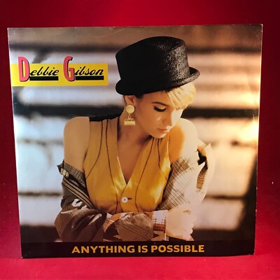DEBBIE GIBSON Anything Is Possible 1991 UK 3-track 12'' vinyl single  original