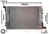 Van Wezel 58002224 KüHler, MotorküHlung FüR Audi Seat Skoda Vw
