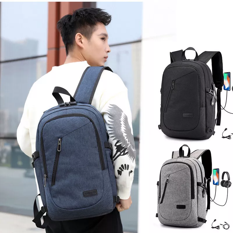 School Bags Backpack Men Teenage Boys Anti Theft Schoolbag Oxford