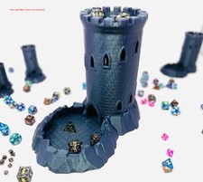 Large Castle Dice Tower Randomizer 3D Printed Accessory for DND  Board games