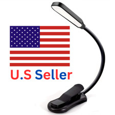Flexible Rechargeable LED Book Reading Light With 3 Light Modes Easy Clip Lamp