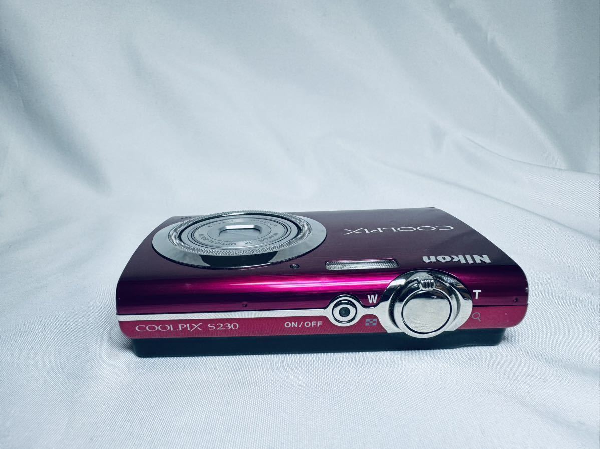 Nikon COOLPIX S230 Rose Red 10.0MP Digital Camera English Nikon COOLPIX S230 Rose Red 10.0MP Digital Camera English