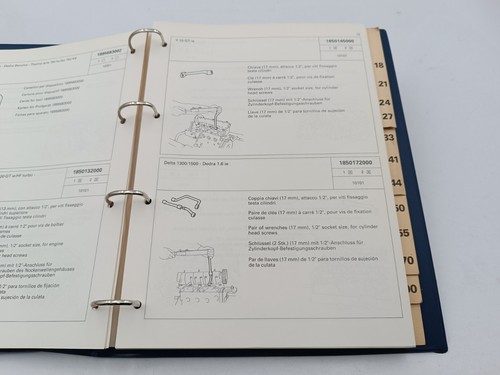Manuale officina Lancia catalogo attrezzature Thema Ferrari e V6 Y10 GT Y10 4WD. - Foto 8 di 24