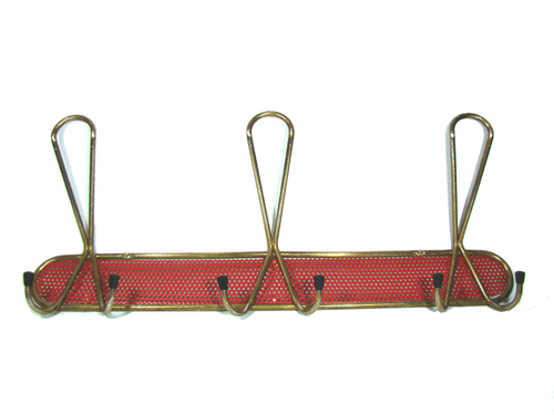 Garderobe Haken,50er Design,Perforated Coat Rack Mid Century Style Mategot 1950s - Bild 7 von 9