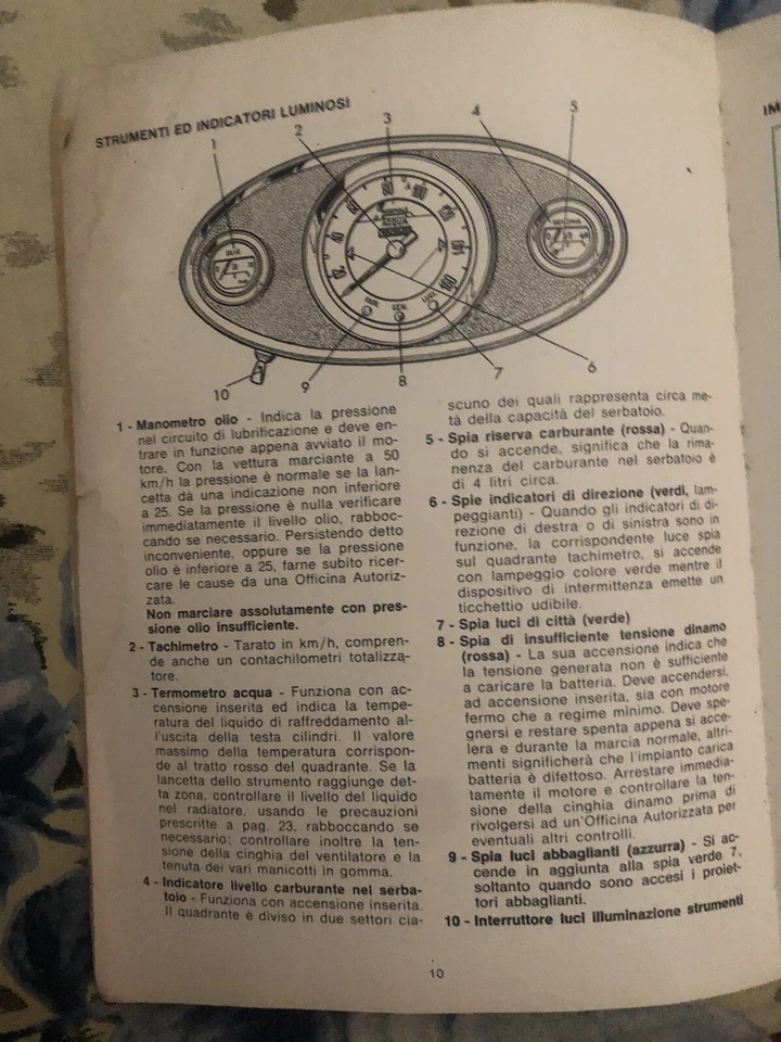 Libretto Di Uso e Manutenzione Innocenti Mini e Mini T - Immagine 2 di 4