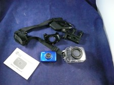 Gear-Pro High-Definition Sport Action Camera Blue 720p bundle