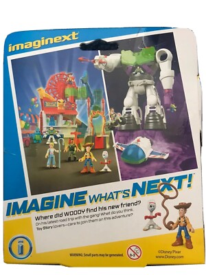 New Imaginext Toy Story 4 Lot Of 2! Forky & Woody AND Bunny & Buzz