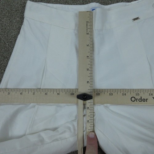 Pantalones Cortos Mayoral Mujer 9 Blanco Azul Cintura Ajustable Skimmer 24x15* - Imagen 10 de 22
