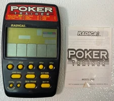 ✨Vintage Poker Trainer Model 2316 Handheld Electronic Game by Radica TESTED!✨