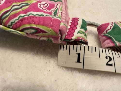 Vera Bradley Pink/Green Paisley Crossbody Bag Pretty& Fun! - Picture 6 of 24