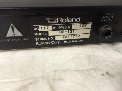 BOSS ボス グラフィックイコライザー GE-131 Boss Graphic Equalizer Model: GE-131 | eBay