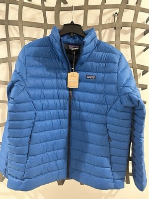 Patagonia Down Sweater Jacket Mens Size XL Endless Blue | eBay