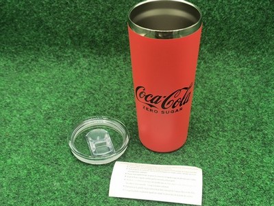 20 oz Coca-Cola Zero Sugar Rambler Tumbler Limited Edition Coke Red