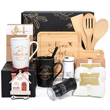 House Warming Gifts New Home, 12 Pcs New House Gift Basket, Housewarming Pres