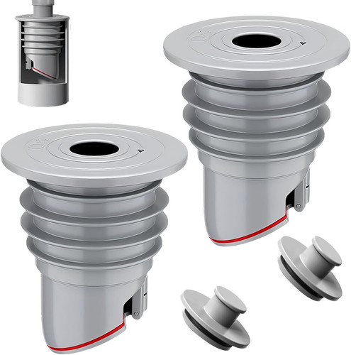 Washing Machine Drain Hose Seal, Anti-Odor Floor Drain Plug Sewer Pipe Seal R...