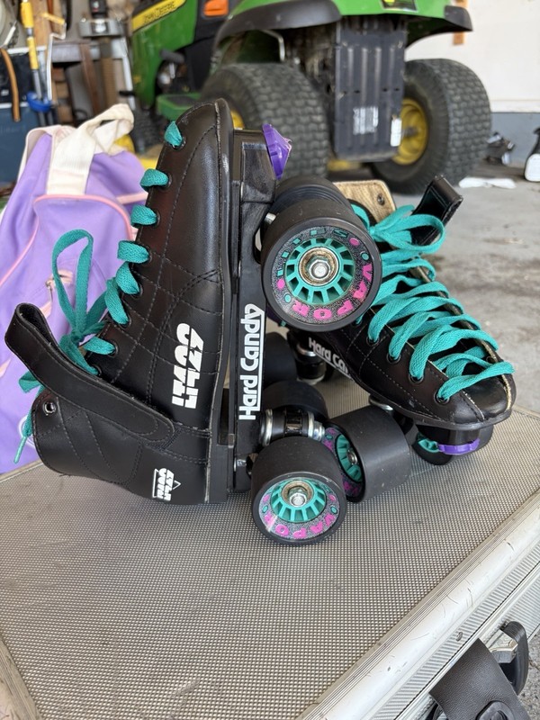 Vintage Labeda LT429 Hard Candy Roller Skates Size 7
