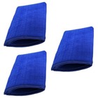 3pcs Car Wash And Wipe Cloth Wipe Deoxidation Gloves Car Cleaning Cloth(Blue)