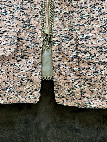 Chanel 2011 Pink Tweed Chain Full Zip Blazer Size 46 Excellent Cond! - Picture 13 of 17
