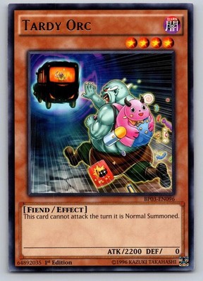 Tardy Orc BP03-EN096 Rare Battle Pack 3: Monster League Yu-Gi-Oh 1st Edition LP
