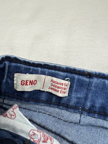 True Religion Geno Jeans Boys 8 Blue Relaxed Slim Denim Adjustable Waist Logo - Picture 6 of 15