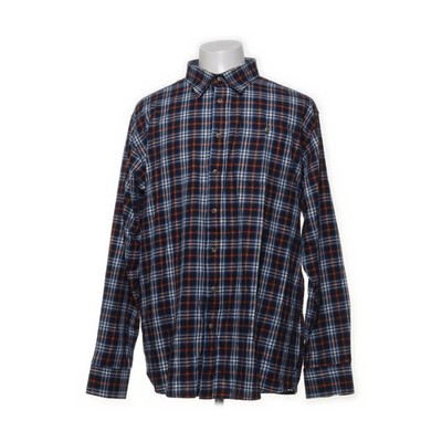 Jack's, Flanellhemd, Größe: XXL, Blau/Orange/Weiß, Baumwolle, Glencheck #SwW